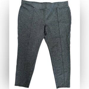 Faded Glory Women's Gray Seamed Leggings Size XXL